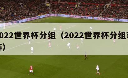 2022世界杯分组（2022世界杯分组对阵）
